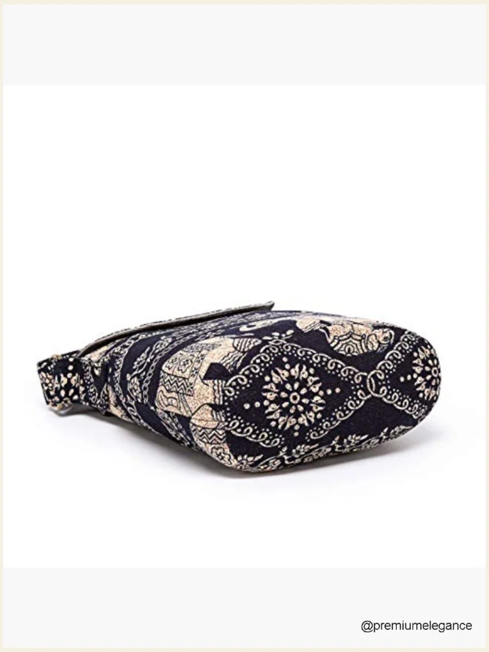 Hobo Shoulder Bag Crossbody Handbag Canvas Floral Print Boho Hippie Retro Purse